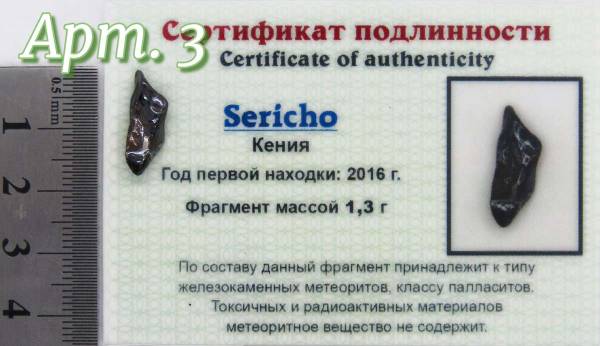 Осколок метеорита Sericho Осколок метеорита Sericho