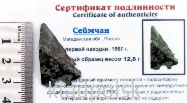 Осколок метеорита Сеймчан арт 8