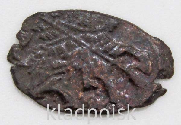 Копейка медь Алексей Михайлович (чешуя), Медный бунт, Москва, Новый монетный двор, арт 8 Копейка медь Алексей Михайлович (чешуя), Медный бунт, Москва, Новый монетный двор, арт 8