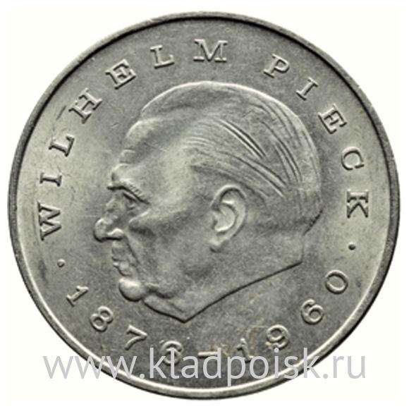 Монета ГДР 20 марок 1972 года Вильгельм Пик