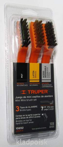 Набор щеток TRUPER JCEA-3 10652