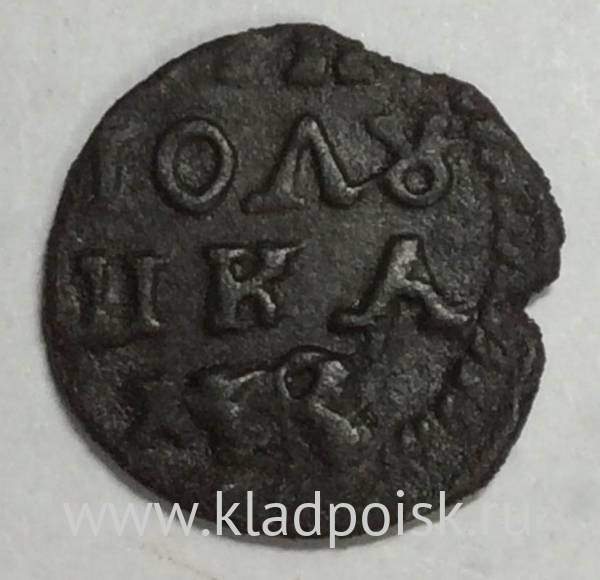 Монета 1 полушка Российской Империи 1720 года Петр I (арт 3)