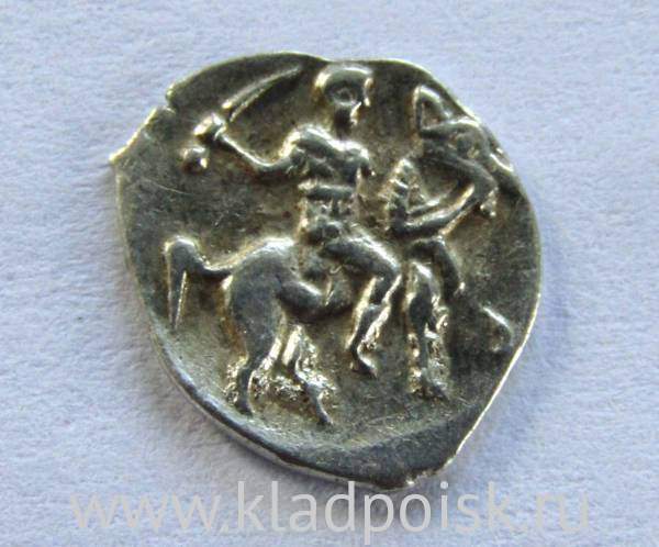 Денга Иван IV Васильевич Грозный (чешуя), серебро, до 1547 года, арт 22