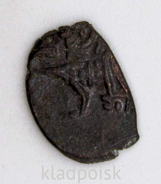 Копейка медь Алексей Михайлович (чешуя), 1655-1663 гг. Медный бунт, Псков, арт 2 Копейка медь Алексей Михайлович (чешуя), 1655-1663 гг. Медный бунт, Псков, арт 2