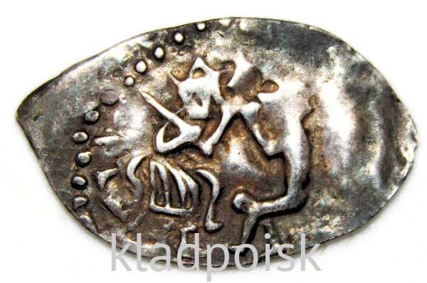 Новгородская денга (чешуя), серебро, период самостоятельности 1420-1478 гг Новгородская денга (чешуя), серебро, период самостоятельности 1420-1478 гг