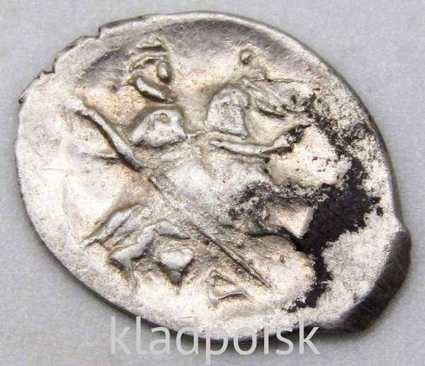 Копейка (чешуя) серебро Иван IV Васильевич Грозный 1533-1584 гг., Псковский денежный двор