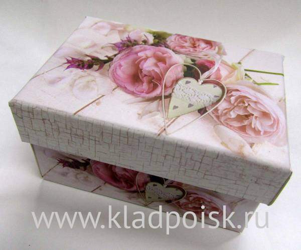 Коробка подарочная прямоугольная 11х7,5х5,5 см, с наполнителем, love-3 Коробка подарочная прямоугольная 11х7,5х5,5 см, с наполнителем, love-3