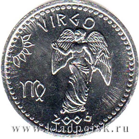 Монета 10 шиллингов Сомалиленд Знаки Зодиака – Дева Монета 10 шиллингов Сомалиленд Знаки Зодиака – Дева