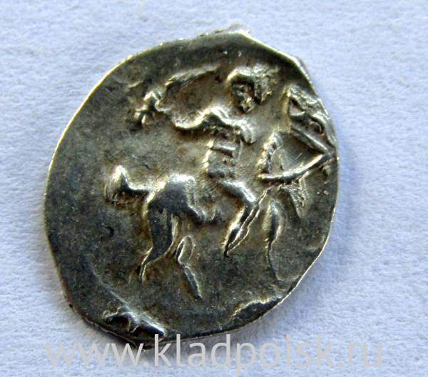 Денга Иван IV Васильевич Грозный (чешуя), серебро, до 1547 года, арт 26