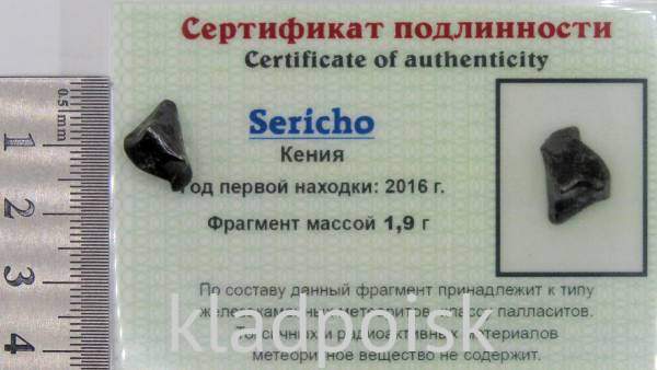 Осколок метеорита Sericho (арт 36)