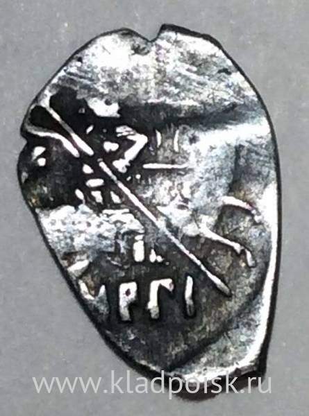 Копейка шведской оккупации Новгорода, НРГI (чешуя), арт 8 Копейка шведской оккупации Новгорода, НРГI (чешуя), арт 8