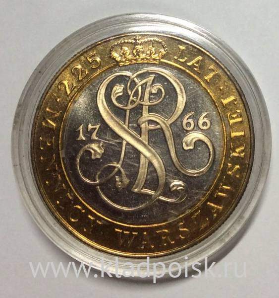 Монета Польша 20000 злотых 225 лет Варшавскому монетному двору 1991