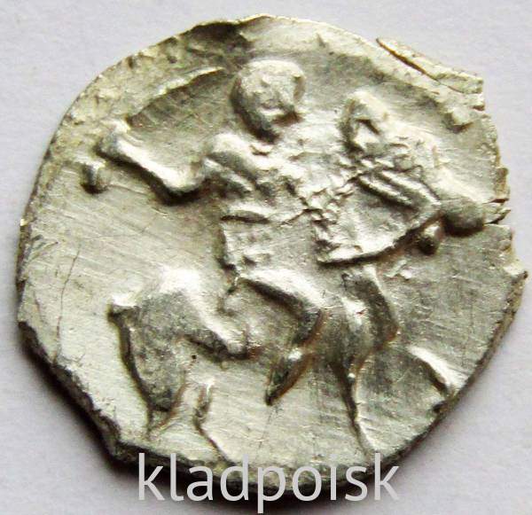 Денга Иван IV Васильевич Грозный (чешуя), серебро, до 1547 года, арт 3 Денга Иван IV Васильевич Грозный (чешуя), серебро, до 1547 года, арт 3