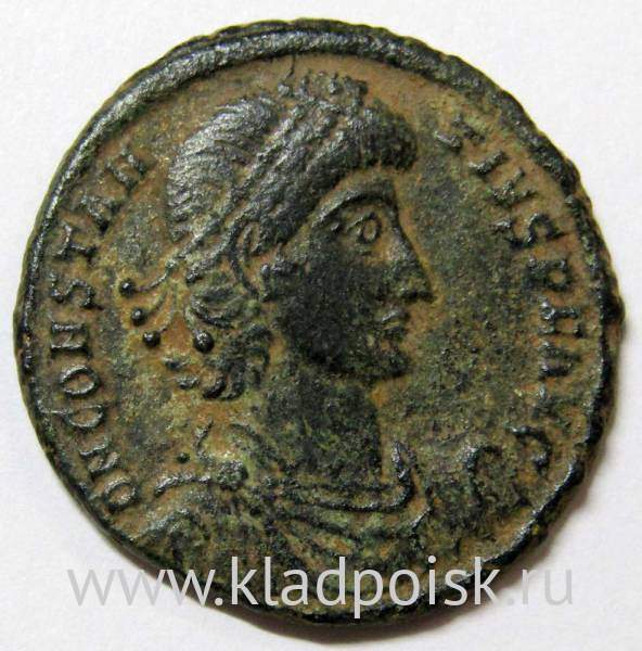 Монета Римской Империи Констанций II, 337-361 гг. Монета Римской Империи Констанций II, 337-361 гг.