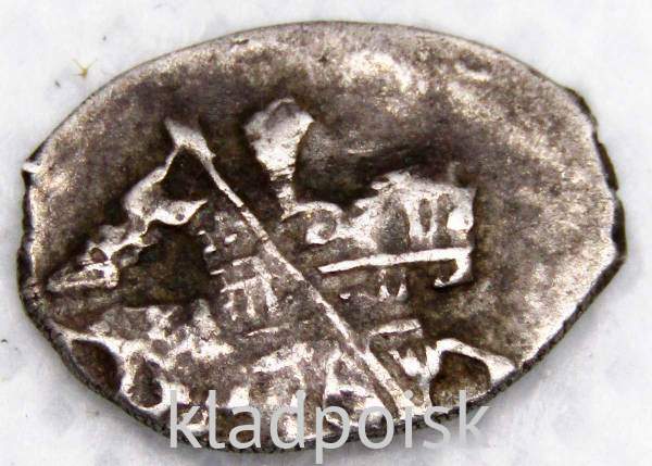 Копейка серебро Алексей Михайлович (чешуя), 1645-1676 гг. Москва