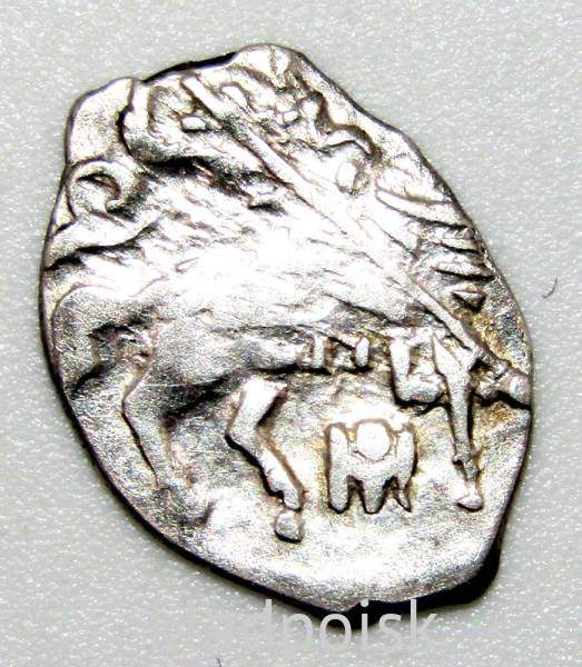 Копейка серебро Фёдор Алексеевич (чешуя), 1676-1682 гг. Москва, арт 5