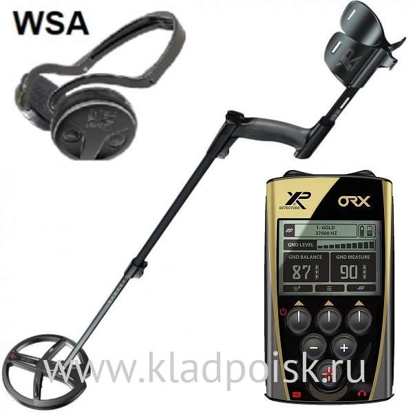Металлоискатель XP ORX 5.2 с катушкой x35 28 см, блок, наушники WSA