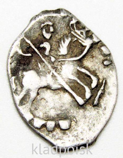 Копейка (чешуя) серебро Иван IV Васильевич Грозный 1533-1584 гг., Новгородский денежный двор