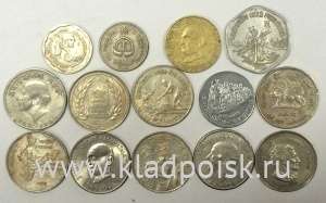 Набор монет Индия пайсы, 1964-1997, 14 монет