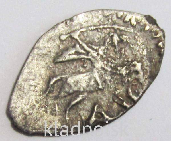 Денга «Осподарь Всея Руси» Иван III Васильевич (чешуя), серебро, 1478-1505гг, арт 4