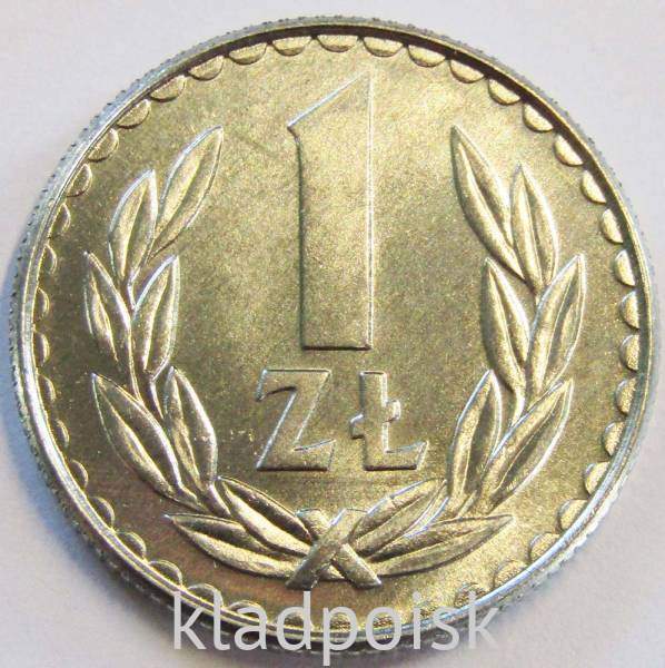 Монета 1 злотый 1988 года Польша