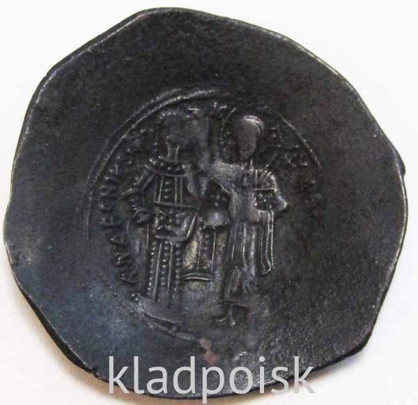 Монета Византии Гистаменон, Император Мануил 1118-1180 гг. Монета Византии Гистаменон, Император Мануил 1118-1180 гг.