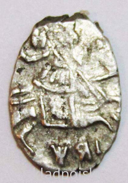 Копейка серебро Петр I Алексеевич (чешуя), 1711 год, Старый денежный двор, арт 2 Копейка серебро Петр I Алексеевич (чешуя), 1711 год, Старый денежный двор, арт 2