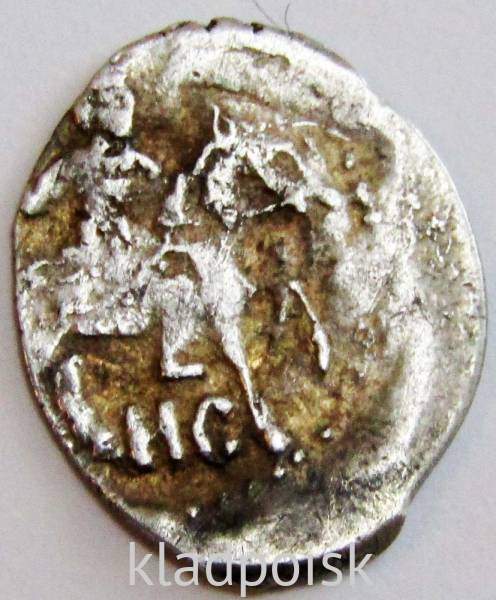 Денга серебро Фёдор Иванович (чешуя), 1584-1598 гг., НС, арт 4 Денга серебро Фёдор Иванович (чешуя), 1584-1598 гг., НС, арт 4