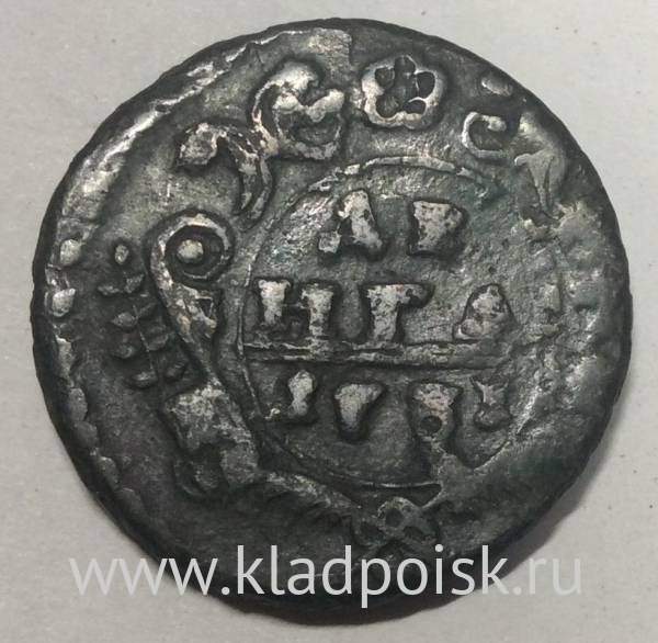 Монета 1 денга 1731 года, Российская Империя, Анна Иоановна (арт. 4)