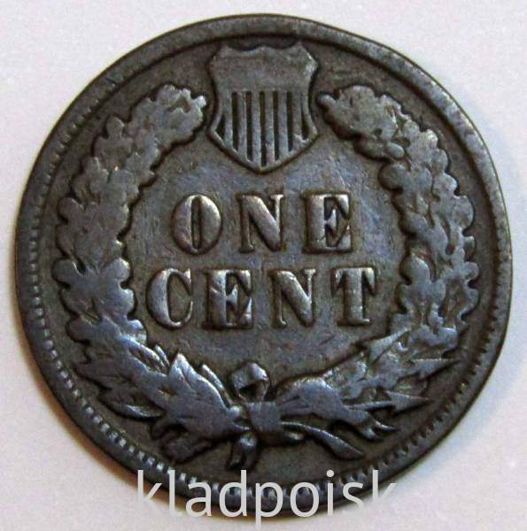 Монета 1 цент США 1906 года Монета 1 цент США 1906 года