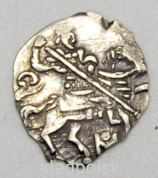 Копейка серебро Фёдор Алексеевич (чешуя), 1676-1682 гг. Москва, арт 2