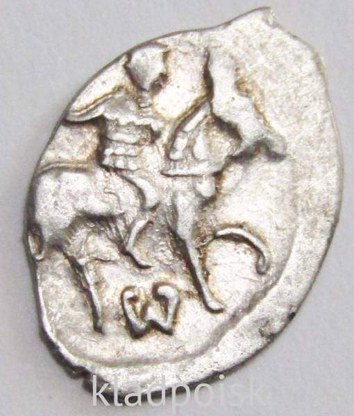 Денга Иван IV Васильевич Грозный (чешуя), серебро, 1533-1584 г., КГ-71, арт 16 Денга Иван IV Васильевич Грозный (чешуя), серебро, 1533-1584 г., КГ-71, арт 16