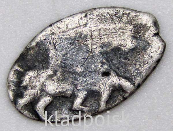 Денга серебро Михаил Фёдорович (чешуя), Москва