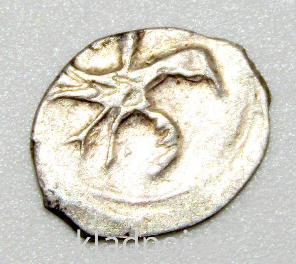 Полушка (1/4 копейки) серебро Иван IV Васильевич Грозный 1533-1584 гг. Москва, арт 5 Полушка (1/4 копейки) серебро Иван IV Васильевич Грозный 1533-1584 гг. Москва, арт 5