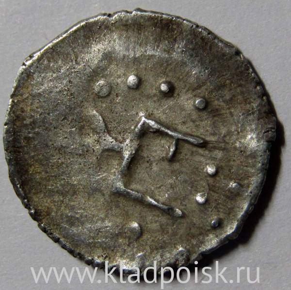 Монета Дирхем Волжская Булгария, правление хана Батыя, арт 3 Монета Дирхем Волжская Булгария, правление хана Батыя, арт 3