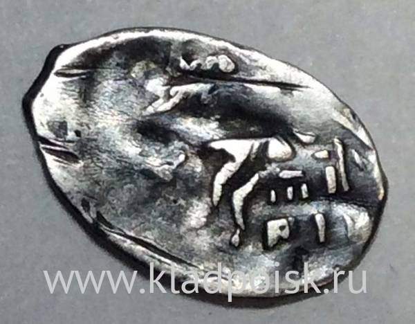 Копейка шведской оккупации Новгорода, PIH (чешуя), арт 5 Копейка шведской оккупации Новгорода, PIH (чешуя), арт 5