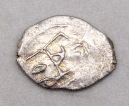 Полушка (1/4 копейки) серебро Иван IV Васильевич Грозный 1533-1584 гг. Москва, арт 13