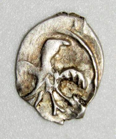 Полушка (1/4 копейки) серебро Иван IV Васильевич Грозный 1533-1584 гг. Москва, арт 10