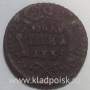 Монета полушка 1735 года, Российская Империя, Анна Иоановна (арт 4)