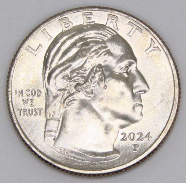 Монета 25 центов США доктор Мэри Эдвардс Уолкер из серии «Американские женщины» (2024) P Монета 25 центов США доктор Мэри Эдвардс Уолкер из серии «Американские женщины» (2024) P