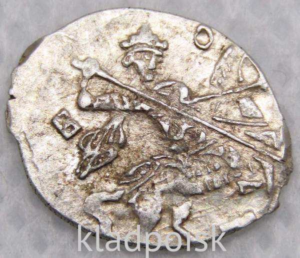 Портретная копейка серебро Борис Федорович Годунов (чешуя), 1598-1605 гг. Московский денежный двор, арт 9