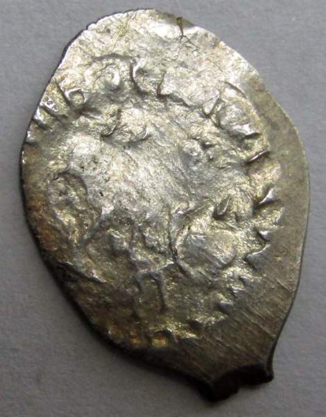 Денга Василий II Васильевич «Тёмный», серебро, Всадник с саблей/Всадник с копьем, арт 8