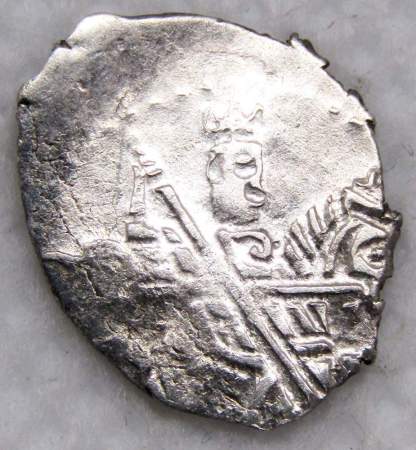 Копейка серебро Петр I Алексеевич (чешуя), совместное правление, Москва, арт 2