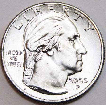 Монета 25 центов США Элеонора Рузвельт из серии «Американские женщины» (2023) P