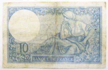 Банкнота 10 франков 1932 года Франция