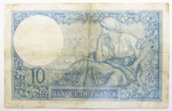 Банкнота 10 франков 1932 года Франция Банкнота 10 франков 1932 года Франция