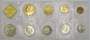 Набор регулярных монет СССР 1990 года с жетоном московского монетного двора