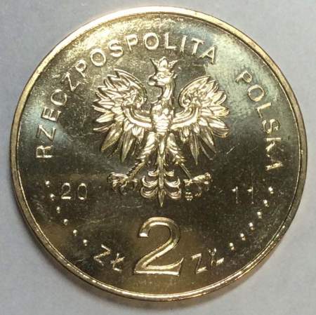 Монета 2 злотых Польша Фердинанд Оссендовский из серии Польские путешественники и исследователи, 2011