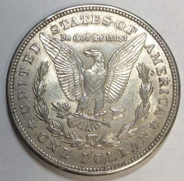 Монета 1 доллар Моргана США, Серебро 900 пр., 1921 Монета 1 доллар Моргана США, Серебро 900 пр., 1921