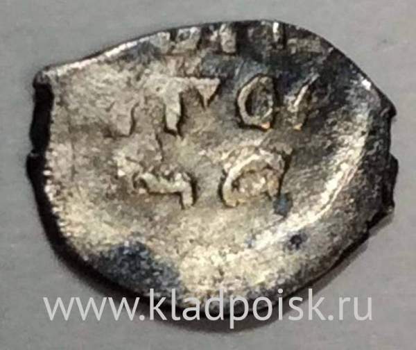 Полушка (1/4 копейки) серебро Фёдор Иванович 1584-1598 гг. Полушка (1/4 копейки) серебро Фёдор Иванович 1584-1598 гг.